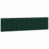 Cuscino Testiera Hanko Verde Scuro 200 cm in Velluto