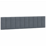 Cuscino Testiera Hanko Grigio Scuro 193 cm in Velluto