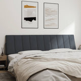 Cuscino Testiera Hanko Grigio Scuro 193 cm in Velluto
