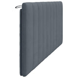 Cuscino Testiera Hanko Grigio Scuro 193 cm in Velluto