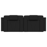 Cuscino Testiera Viana Nero 137 cm in Similpelle