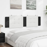 Cuscino Testiera Zadar Bianco e Nero 183 cm in Similpelle