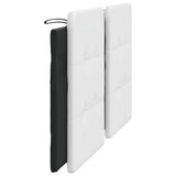 Cuscino Testiera Zadar Bianco e Nero 183 cm in Similpelle