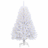 Albero di Natale artificiale Bianco 150 cm PVC e Metallo