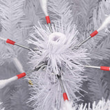 Albero di Natale artificiale Bianco 180 cm PVC e Metallo