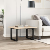 Telaio Gambe a O per Tavolino da Salotto 60x50x38 cm in Acciaio