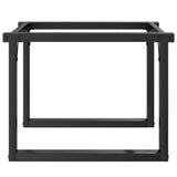 Telaio Gambe a O per Tavolino da Salotto 60x50x38 cm in Acciaio