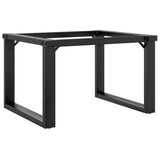 Telaio Gambe a O per Tavolino da Salotto 60x50x38 cm in Acciaio