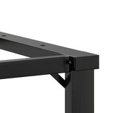 Telaio Gambe a O per Tavolino da Salotto 60x50x38 cm in Acciaio