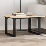 Telaio Gambe a O per Tavolino da Salotto 60x50x38 cm in Acciaio
