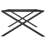Telaio Gambe a X per Tavolino da Salotto 70x60x43 cm in Acciaio