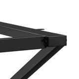Telaio Gambe a X per Tavolino da Salotto 70x60x43 cm in Acciaio