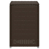 Tavolo Copri Serbatoio Propano Marrone 40x40x60cm in Polyrattan