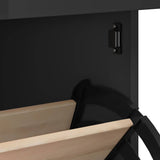 Scarpiera VIKEN Nera in Legno truciolato