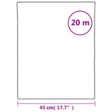 Pellicola Statica Smerigliata Grigio Trasparente 45x2000 cm PVC