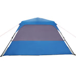 Tenda Campeggio 6 Persone Blu Rilascio Rapido Impermeabile