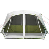 Tenda Famiglia con LED 10 Persone Verde Chiaro Rilascio Rapido