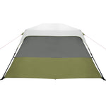 Tenda Famiglia con LED 6 Persone Verde Chiaro Rilascio Rapido