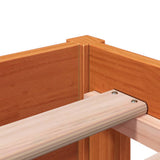 Dormeuse senza Materasso Marrone Cera 80x200 cm Legno di Pino