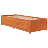 Dormeuse senza Materasso Marrone Cera 75x190 cm Legno di Pino