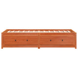 Dormeuse senza Materasso Marrone Cera 75x190 cm Legno di Pino