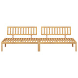 Divani Centrali da Giardino Pallet 2pz Legno Massello di Acacia