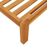 Set Divano Pallet Giardino 3pz con Cuscini Massello Acacia