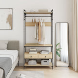 Armadio Cassetti Rovere Sonoma 89x39x184,5 cm Legno truciolato