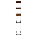 Scaffale per Lavatrice Rovere Fumo 67x25x163 cm truciolato
