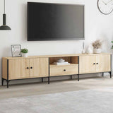 Mobile TV Cassetto Rovere Sonoma 200x25x44 cm Legno truciolato