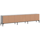 Mobile TV Cassetto Grigio Sonoma 200x25x44 cm Legno truciolato
