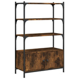 Libreria 3 Ripiani Rovere Fumo 70x30x109,5 cm Legno truciolato