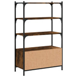 Libreria 3 Ripiani Rovere Fumo 70x30x109,5 cm Legno truciolato