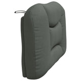 Cuscino testiera Hvar Grigio Scuro 100 cm in Tessuto