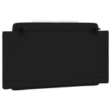 Cuscino testiera Viana Bianco e Nero 100 cm in Similpelle