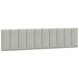 Giroletto senza Materasso Hanko Grigio Chiaro 200x200 cm Velluto