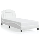 Giroletto Viana senza Materasso Bianco 90x190 cm in Similpelle