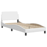 Giroletto Viana senza Materasso Bianco 90x190 cm in Similpelle