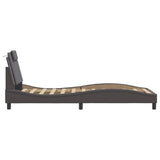 Giroletto Viana senza Materasso Crema 90x190 cm in Similpelle