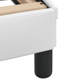 Giroletto senza Materasso Zadar Bianco 200x200 cm in Similpelle