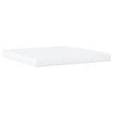Letto con Materasso Dover Bianco 200x200cm in Similpelle