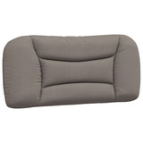 Letto con Materasso Hvar Tortora 90x190 cm in Tessuto