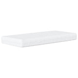 Letto con Materasso Hvar Tortora 90x190 cm in Tessuto