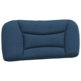 Letto con Materasso Hvar Blu 90x190 cm in Tessuto