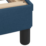 Letto con Materasso Hvar Blu 90x190 cm in Tessuto