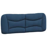 Letto con Materasso Hvar Blu 180x200 cm in Tessuto