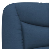 Letto con Materasso Hvar Blu 180x200 cm in Tessuto