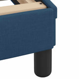 Letto con Materasso Hvar Blu 180x200 cm in Tessuto