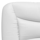 Letto con Materasso Hvar Bianco 120x200 cm in Similpelle