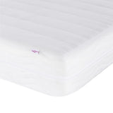 Letto con Materasso Hvar Bianco 120x200 cm in Similpelle